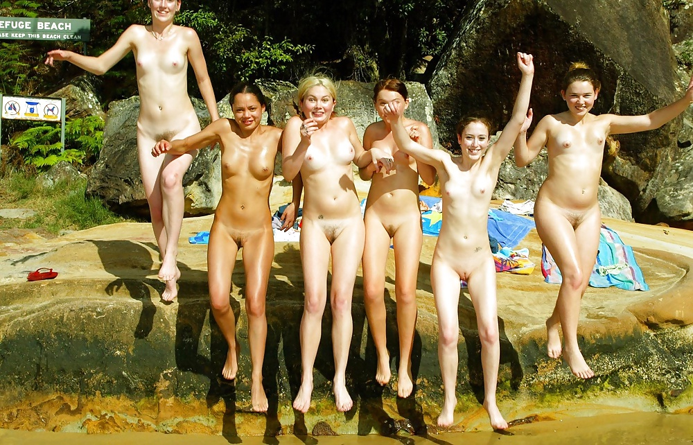 naked group of girls - N