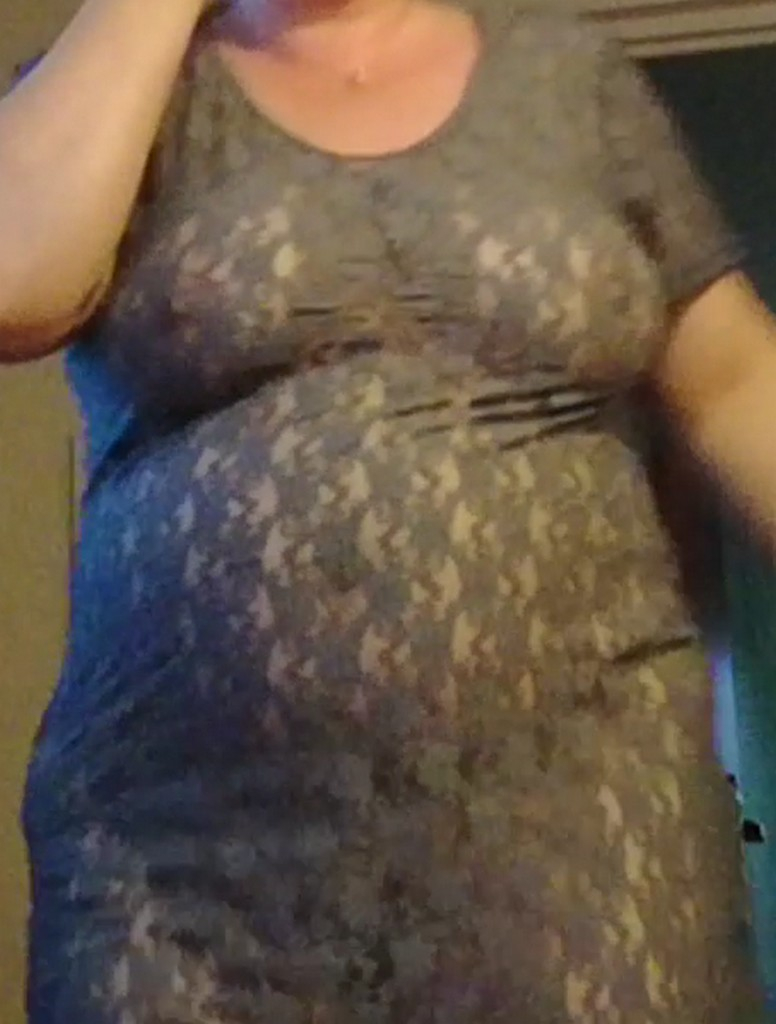 wife in sexy dres - N