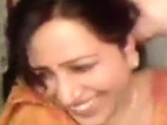 Desi- Very Beautiful Punjabi Aunty Sucking Dick